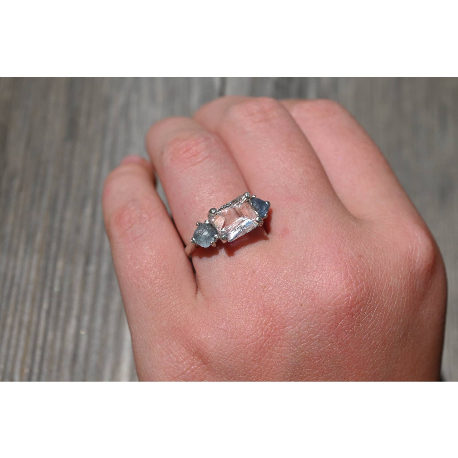 Montana Sapphire Ring Alternative Engagement Rings Size 3 4 5 6 7 8 9 1 150$